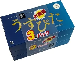 ジャパンメディカル うすぴた スムース 12個入×3箱セット